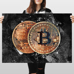 Bitcoin plakatas